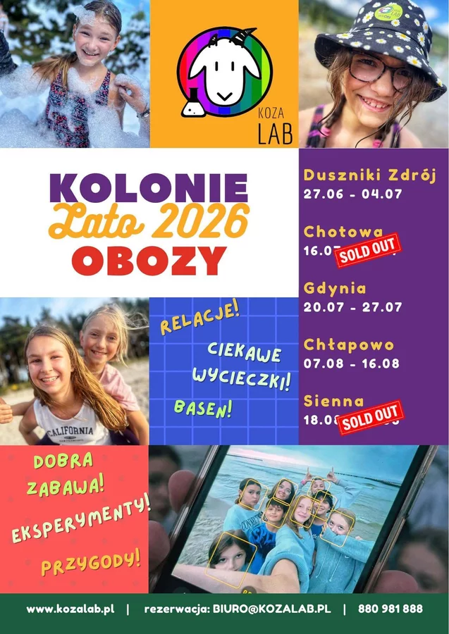 Kolonie 2026 - pełna lista!